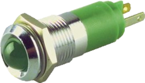 LED signal light, 12 V (DC), red, 150 mcd, Mounting Ø 14 mm, pitch 7.2 mm, LED number: 1
