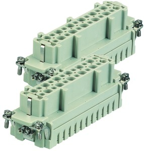 Socket contact insert, 48B, 48 pole, unequipped, crimp connection, with PE contact, 09330242712