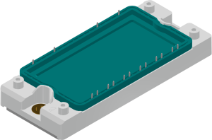 Littelfuse 3-phase bridge rectifier, 1600 V (RRM), 50 A, E2-Pack, VUO121-16NO1