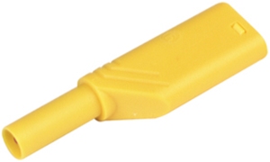 4 mm plug, screw connection, 0.5-1.5 mm², CAT II, yellow, LAS S WS GE
