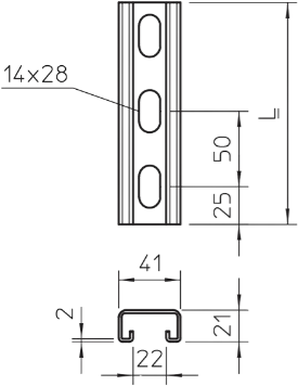 1123262 OBO Bettermann DIN Rails Image 2