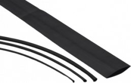 Heatshrink tubing, 2:1, (18.6/9 mm), polyolefine, cross-linked, black