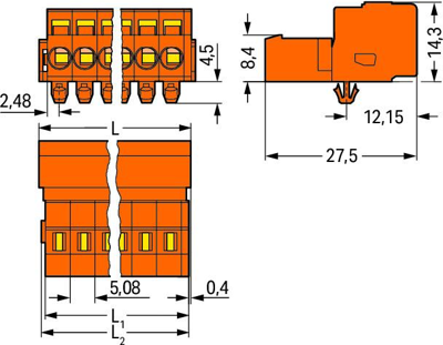 231-632/018-000 WAGO PCB Connection Systems Image 2