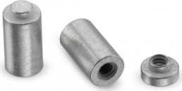 SMD spacer sleeve, internal thread, M1.6, 5.7 mm, steel