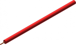 Silicone-stranded wire, highly flexible, halogen free, SiliVolt-HV, 0.5 mm², AWG 20, red, outer Ø 4.2 mm
