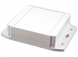 ABS enclosure, (L x W x H) 119 x 119 x 62 mm, light gray (RAL 7035), IP67, 1555NF42GY