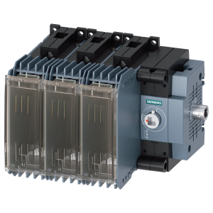 Switch-disconnector with fuse, 3 pole, 80 A, (W x H x D) 167.3 x 122 x 130.5 mm, DIN rail, 3KF1308-4RB11