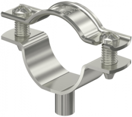 Spacer clamp, max. bundle Ø 30 mm, stainless steel, (L x W) 59 x 18 mm