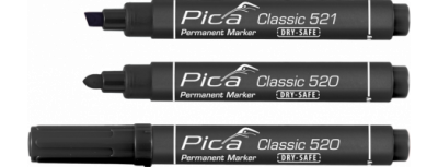 Permanent marker 1-4mm Round tip black