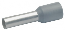 Insulated Wire end ferrule, 4.0 mm², 17 mm/10 mm long, DIN 46228/4, gray, 47410