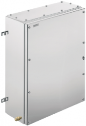 Stainless steel enclosure, (L x W x H) 150 x 450 x 620 mm, silver (RAL 7035), IP66/IP67, 1195310002