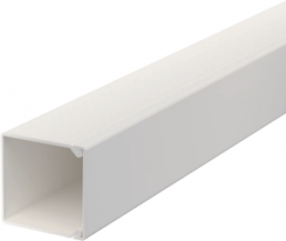 Cable duct, (L x W x H) 2000 x 25 x 25 mm, PVC, pure white, 6191053