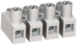 Connection terminal, 12 pole, 2.5 mm², white, screw connection, 6 A