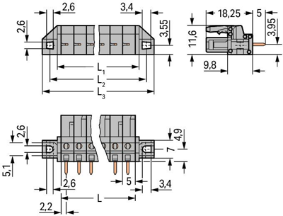 232-154/031-000 WAGO PCB Connection Systems Image 2