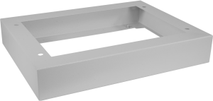 Base for 19-inch wall-mounted housing IP55, depth 450 mm, RAL7035, 691750WIP.1