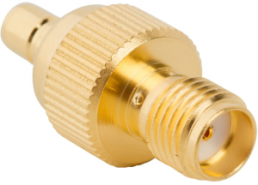 Coaxial adapter, 50 Ω, SMA socket to SMB socket, straight, 242147