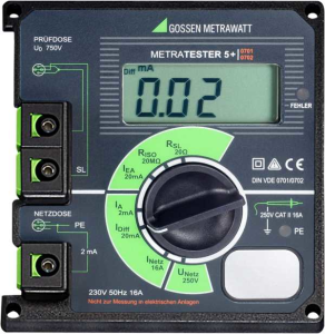 Test Instrument DIN VDE 0701-0702 panel version