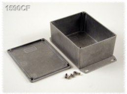 Aluminum die cast enclosure, (L x W x H) 119 x 94 x 56 mm, natural, IP54, 1590CF