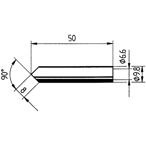 0832MDLF/10 Ersa Soldering tips, desoldering tips and hot air nozzles Image 2