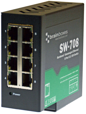 SW-708 BRAINBOXES Industrial ethernet switches Image 3