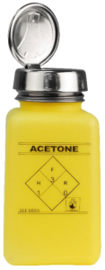 ONE TOUCH dispenser, yellow, 180ml "Acetone"