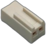Socket housing, 8 pole, pitch 2.54 mm, straight, natural, 072633