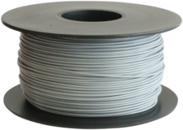 PVC-switching wire, Yv, 0.5 mm², gray, outer Ø 1.4 mm