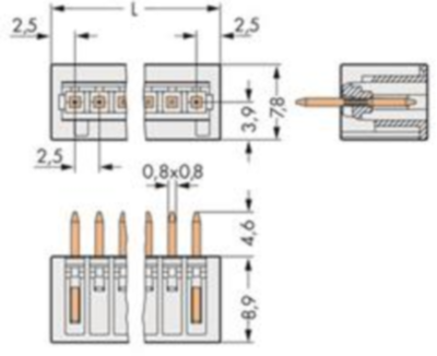 733-340 WAGO PCB Connection Systems Image 2