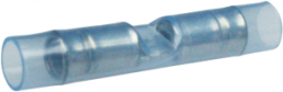 Butt connectorwith insulation, 1.25-2.0 mm², AWG 16 to 14, blue, 32.13 mm