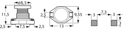 PISNHV-680M-04 Fastron Fixed Inductors Image 2