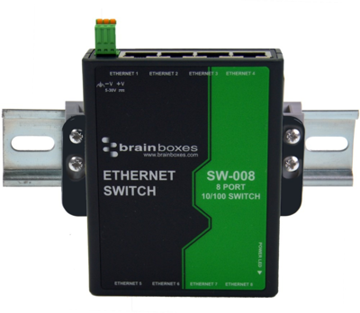 SW-008 BRAINBOXES Industrial ethernet switches Image 4