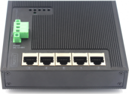 Ethernet switch, unmanaged, 5 ports, 1 Gbit/s, 12-48 VDC, DN-651126