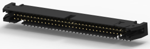 Pin header, 64 pole, 2 rows, pitch 2.54 mm, solder pin, pin header, tin-plated, 1-5102162-2