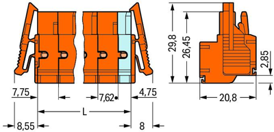 2734-106/107-000 WAGO PCB Connection Systems Image 2