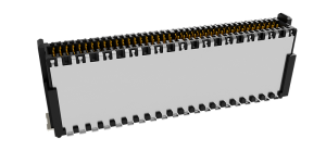 Pin header, 80 pole, pitch 0.8 mm, straight, black, 405-54180-51