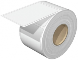 Polyester Device marker, (L x W) 85 x 54 mm, white, Roll with 450 pcs