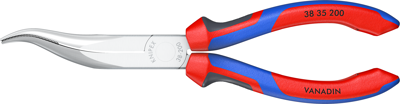 38 35 200 Knipex Flat Nose Pliers, Snipe Nose Pliers, Round Nose Pliers, Needle Nose Pliers Image 3