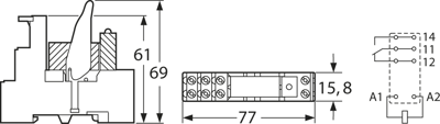 4-1415073-1 Schrack Coupling Relays Image 2