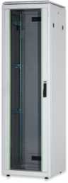 32 HE network cabinet, (H x W x D) 1609 x 600 x 800 mm, IP20, sheet steel, light gray, DN-19 32U-6/8-1
