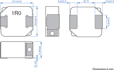 SPM10054T-1R5M-HZ TDK Fixed Inductors Image 2