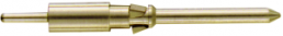 Pin contact, crimp connection, gold-plated, 09150006195