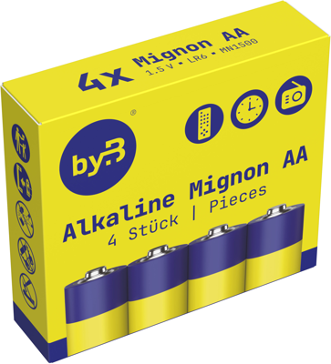 BYB-6-30A2000 by.B Round Cells, 9V Blocks Image 3