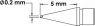 MFTC-6CH5008 METCAL Soldering tips, desoldering tips and hot air nozzles