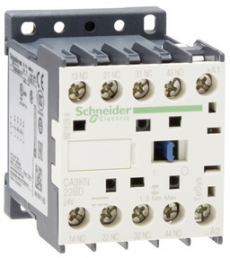 Auxiliary contactor, 4 pole, 10 A, 2 Form A (N/O) + 2 Form B (N/C), coil 24 VDC, screw connection, CA3KN22BD
