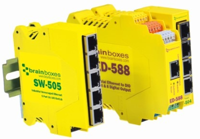 SW-505 BRAINBOXES Industrial ethernet switches Image 3