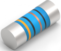 Resistor, thin film, SMD 0102, Micro-MELF, 10 Ω, 0.3 W, ±1 %, 6-2176314-9