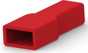 Insulating housing, 1 pole, polyethylene, UL 94V-2, red, 2-180930-1