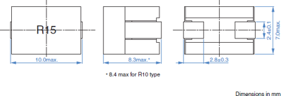 VLBS1007083T-R10L TDK Fixed Inductors Image 2