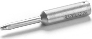 Soldering tip, Chisel shaped, Ø 8.5 mm, (T x L x W) 1 x 55 x 2.2 mm, 0832KDLF/SB