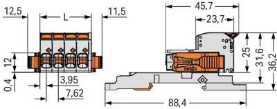 831-1104/038-000/306-000 WAGO PCB Connection Systems Image 5